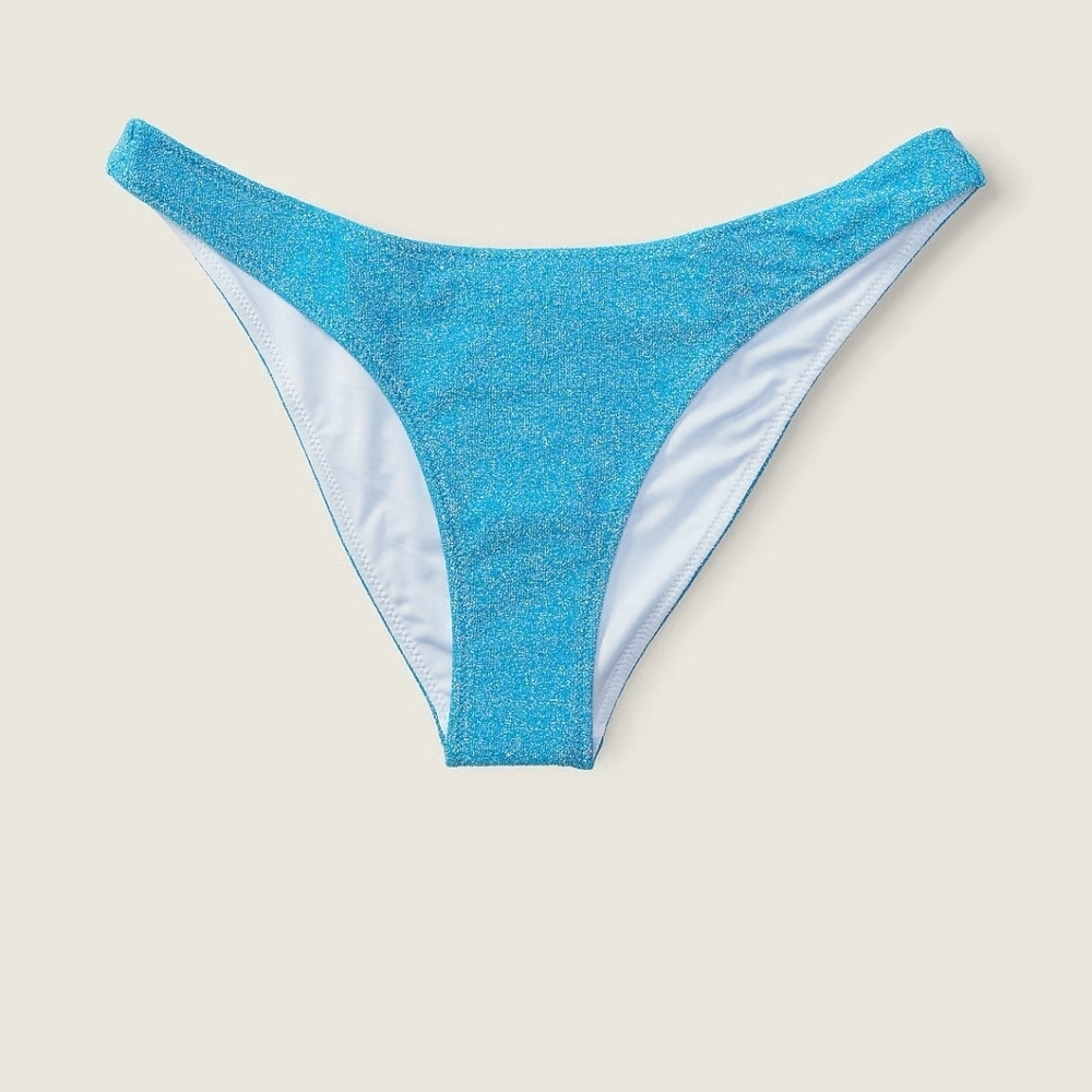 ⭐️VS PINK BLUE GLITTER BIKINI BOTTOM NEW⭐️